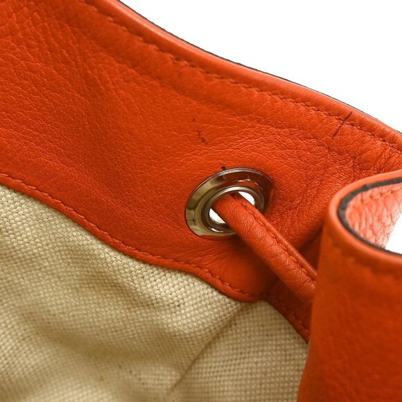 GUCCI ORANGE BAMBOO BACKPACK 370833 467891 NQ01174 - Picture 10 of 10